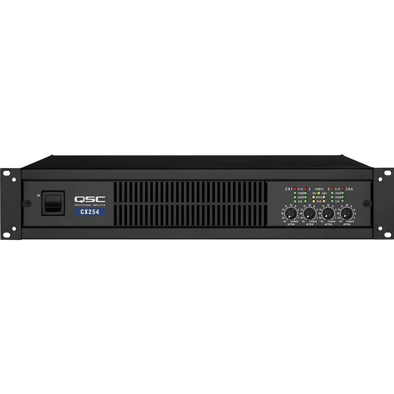 QSC CX254 4-Channel Commercial Power Amplifier image 1