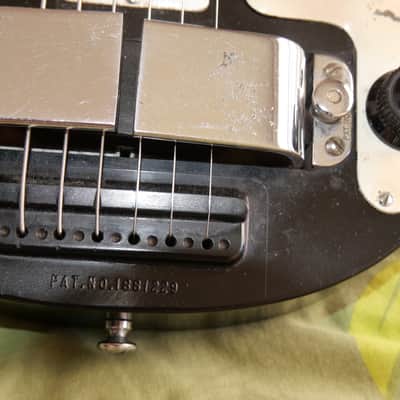 Rickenbacker Rickenbacker B6 "Panda" lap steel guitar 1940's - black and white image 3