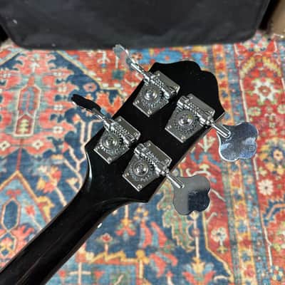 Epiphone Rivoli Reissue Short Scale Semi-Hollow Bass Mudbucker Transducer - 1996 image 16
