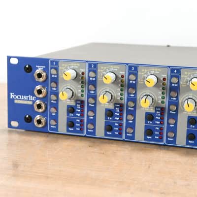 Focusrite ISA828 8-Channel Microphone Preamp w/ Optional Digital Card CG012FD image 4