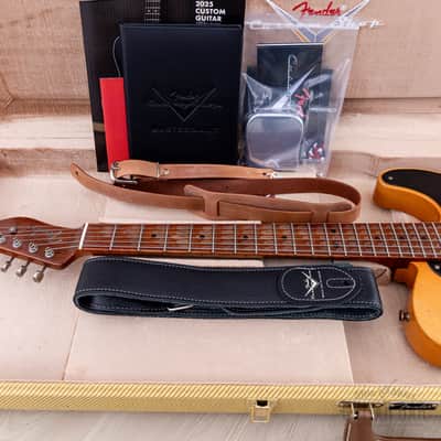 2024 Fender Custom Shop Masterbuilt Andy Hicks '51 Nocaster Telecaster Butterscotch Relic, Mint w/ Case, Tags, CoA image 22