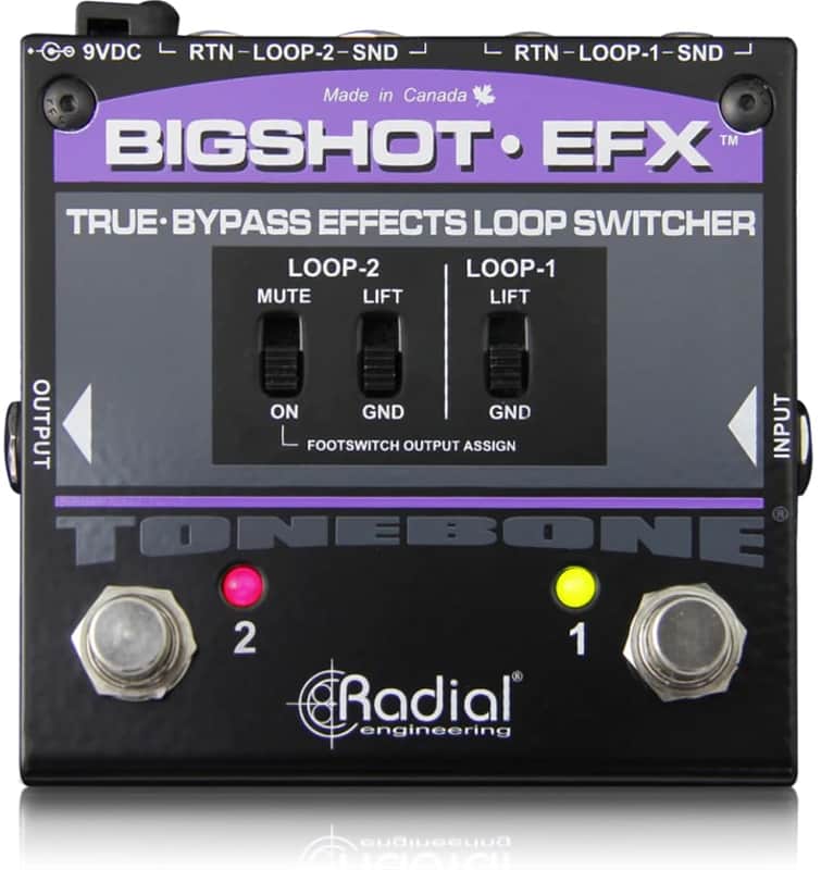 Radial Bigshot EFX True-Bypass Effects Loop Switcher V2 image 1