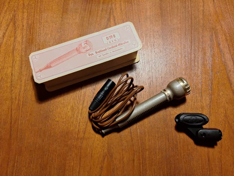 Vintage AKG D19 BK Hi dynamic microphone, the Beatles Mic, | Reverb