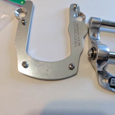 Bigsby B5 Vibrato Tailpiece 2010s - Aluminum w Vibramate and Gibson mounting Bolts image 3