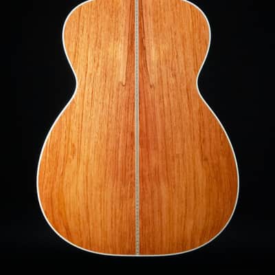 Bourgeois 2018 Large Soundhole Aged Tone OM, Torrefied Adirondack, Guatemalan RW, NAMM Show - VIDEO image 4