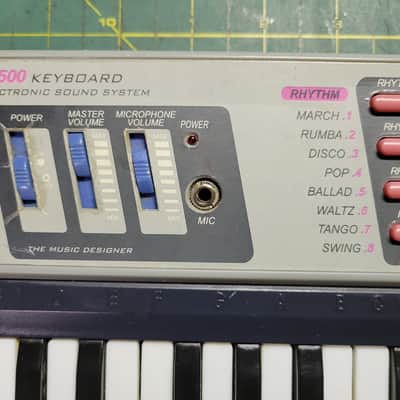 CX500 Electronic Small Keyboard w/Mic Input Lo-Fi Sounds So Good To Circuit Bend Tested Works image 2