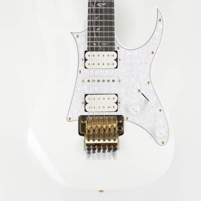 Ibanez Premium JEM7VPWH Steve Via Signature White image 1