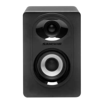 Samson MediaOne M30BT 3-Inch Powered Bluetooth Studio 20W Monitors (Pair, Black) image 4