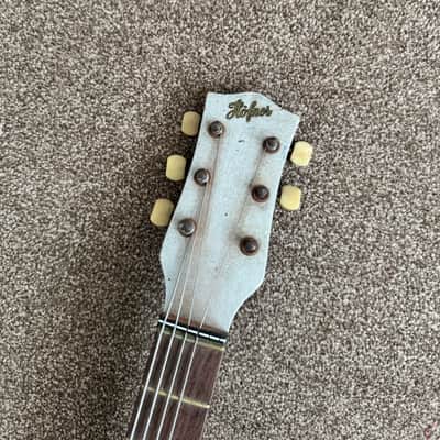 Hofner Colorama 1958-1959 - Two tone silver/blue colour image 10