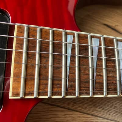Jackson DK2 FS (Firestorm) Dinky, HSS, Made in Japan, See Through Red image 20