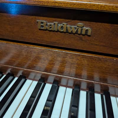 Baldwin Console Piano SN 1478915 USA built 1990s - Cherry image 2