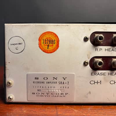 1963 Sony SRA-2 twin tube preamps vintage ( sra-3 viking akai m-7 m-8 roberts ) image 6