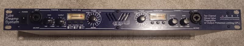 ART Model 255 Two-Channel Tube Preamp Rack Mounted System 2000's Purple/Black image 1