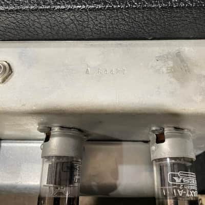 1974 Fender Bassman 50 2-Channel 50-Watt Guitar Amp Head 1972 - 1976 - Silverface image 9
