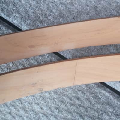 Tama Royalstar 22" Bass Drum Hoop Natural Wood LACQUER 80 2 VAILABLE image 6