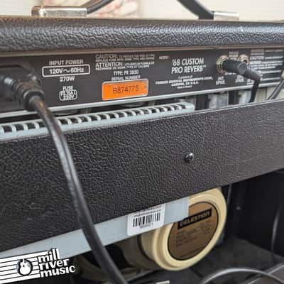 Fender '68 Custom Pro Reverb 40-Watt 1x12" Guitar Tube Combo Amp with Footswitch, Used image 5
