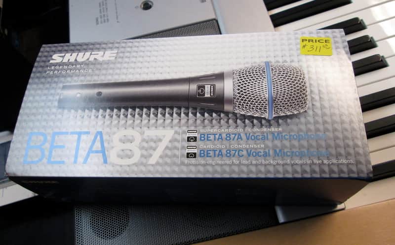 Shure BETA 87A Supercardioid Dynamic Mirophone 2004 - Present - Black image 1