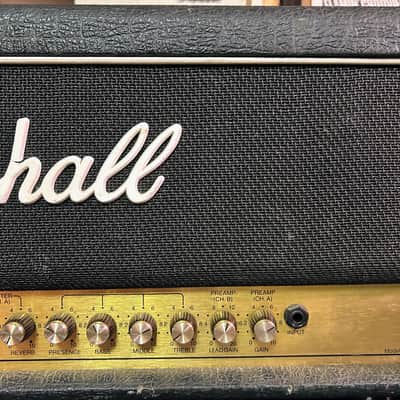 Marshall JCM 900 Model 4500 50-Watt Hi Gain Dual Reverb Head 1990s - Black image 4