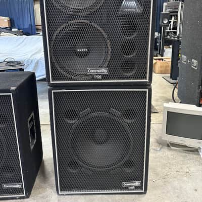 Community Speaker System (CSX57 and CSX50B) Mid 90's - Black image 1