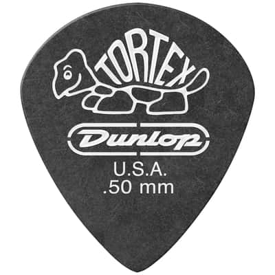 482P50 Tortex Pitch Black Jazz III 0,50 mm Sachet de 12 Dunlop image 2