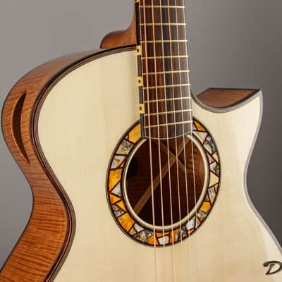 2025 Hatcher Greta 25th Anniversary, Fiddleback Mahogany/Swiss Moonspruce image 10