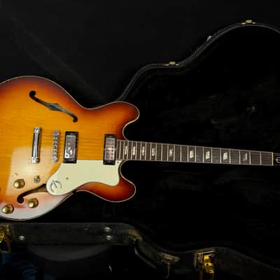 Epiphone Riviera from 1967 converted to stoptail with case image 14