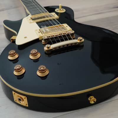 AIO SC77 Left Handed Electric Guitar - Solid Black *Cream Inlay w/SKB-56 Hard Case imagen 5