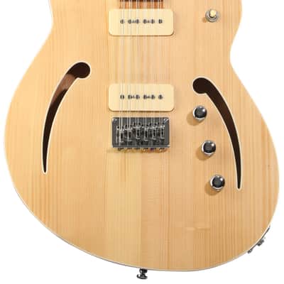 Reverend Airwave 12-string Electric Guitar - Natural image 3