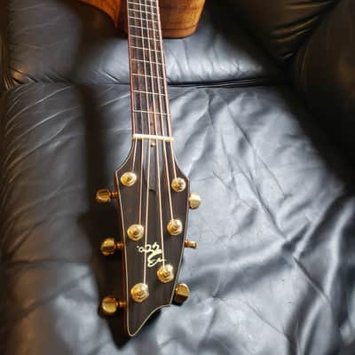 Breedlove C2/k | 1996 Serial No. 96-175 | 100 Cedar & Flamed Koa | Signed Steve Henderson image 6