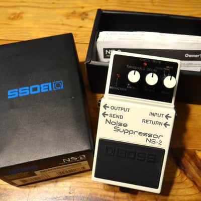 Boss NS-2 Noise Suppressor (Silver Label) 1989 - Present - White image 1