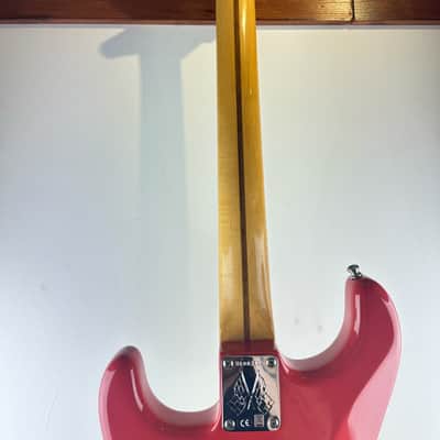 Fender Vintage Hot Rod '50s Stratocaster 2014 Fiesta Red Very Rare Made For One Year With Case image 13