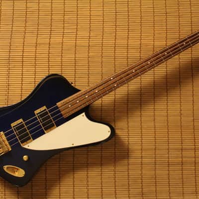 Burny ZB-85 signature Norio Toshiro ( Thunderbird Bass ) See-Thru Blue image 3