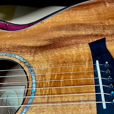 Taylor Spring Limited Edition 12-Fret Grand Concert Acoustic-Electric Guitar 2010 - Natural image 15