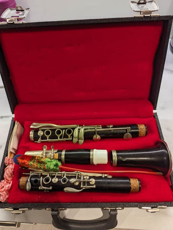 Vintage E J Albert Bb Clarinet 1921 - Ebony image 1