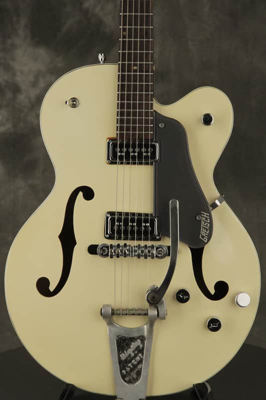 1958 Gretsch model 6187 Streamliner/Corvette added Dynasonic pickup LOTUS IVORY image 1