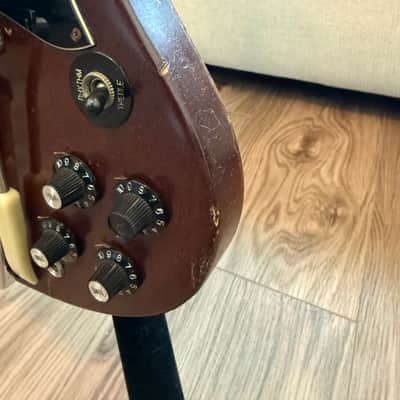 Gibson SG Standard "Large Guard" with Maestro Vibrola 1968 - Cherry image 4