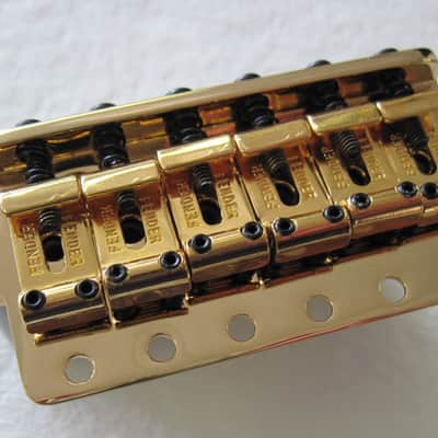 Fender Original Vintage Stratocaster Tremolo Assembly Gold 0992049200 image 2