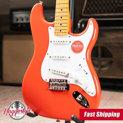 Squier Classic Vibe '50s Stratocaster Electric Guitar - Fiesta Red image 1