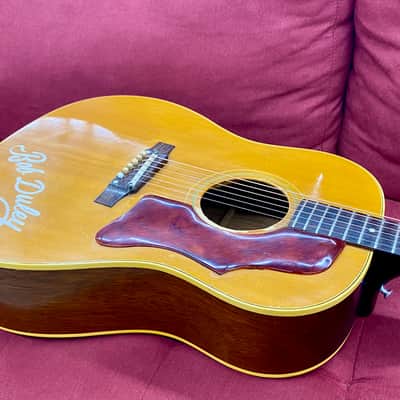 Bob Duley's Gibson J-50 ADJ Acoustic Guitar 1966 - Natural w/ Case image 4