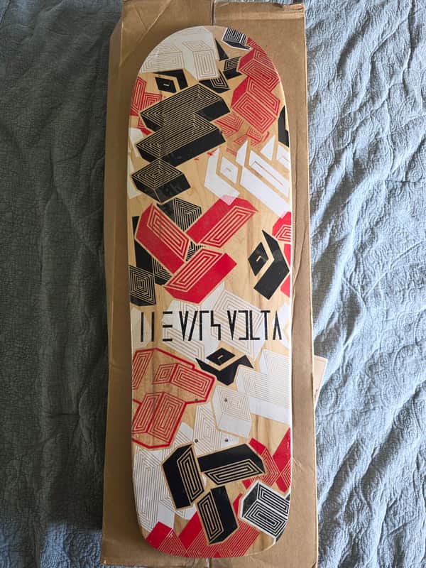 The Mars Volta old school 9.75 fish shape skatedeck. 2025/26 image 1