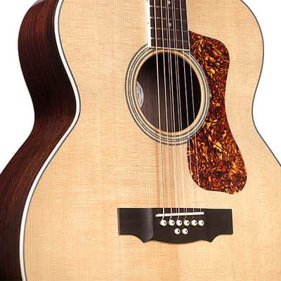 Guild BT-258E Deluxe 8 String Baritone Acoustic Guitar - Natural image 4