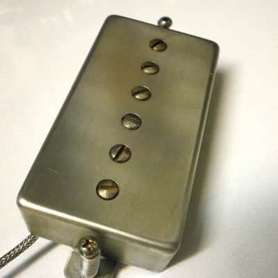 RELIC AGED Humbucker Sized P90 Pickups SET Hand Wound PAF Size Q Bridge Neck by Q pickups image 5