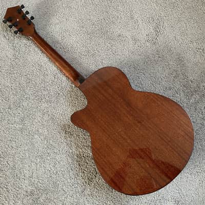 40 Inch Acoustic Electric Guitar, Mahogany Body, Rosewood Fingerboard image 8