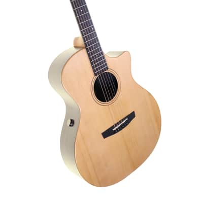 Enya EGA-X1 Pro EQ Cutaway Electro-Acoustic Guitar With Bag image 3