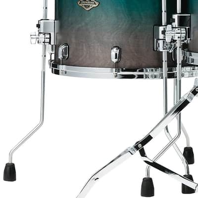 Tama WBSF14A-SPF Starclassic Walnut/Birch Lacquer Floor Tom 14 - Satin Sapphire Fade image 4