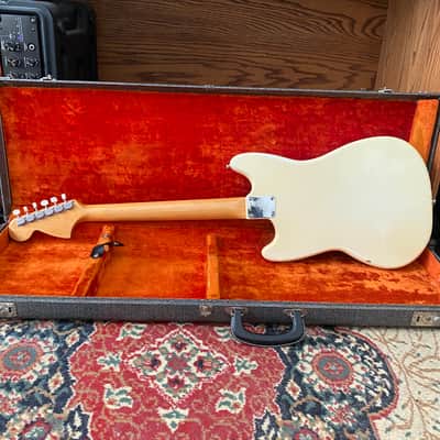 Fender Mustang - 1966 - Olympic White - All Original w/OHSC image 12