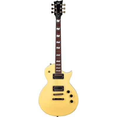 ESP LTD EC-256 Electric Guitar Regular Vintage Gold Satin image 3