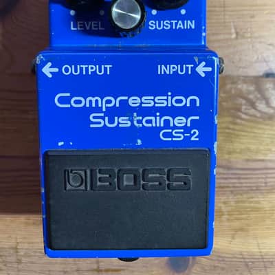 Boss CS-2 Compression Sustainer (Black Label) 1981 - 1986 - Blue image 2