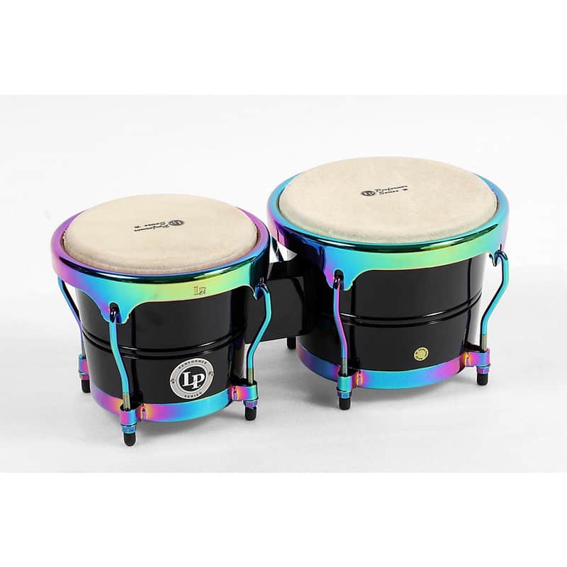 LP Performer Series Bongos - Regular Piano Black image 1