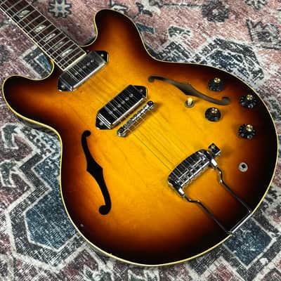1967 Epiphone Casino E230TD Vintage Sunburst Gibson Made In Kalamazoo 2xP90 Hollowbody ES Electric Guitar W/ Case! image 9
